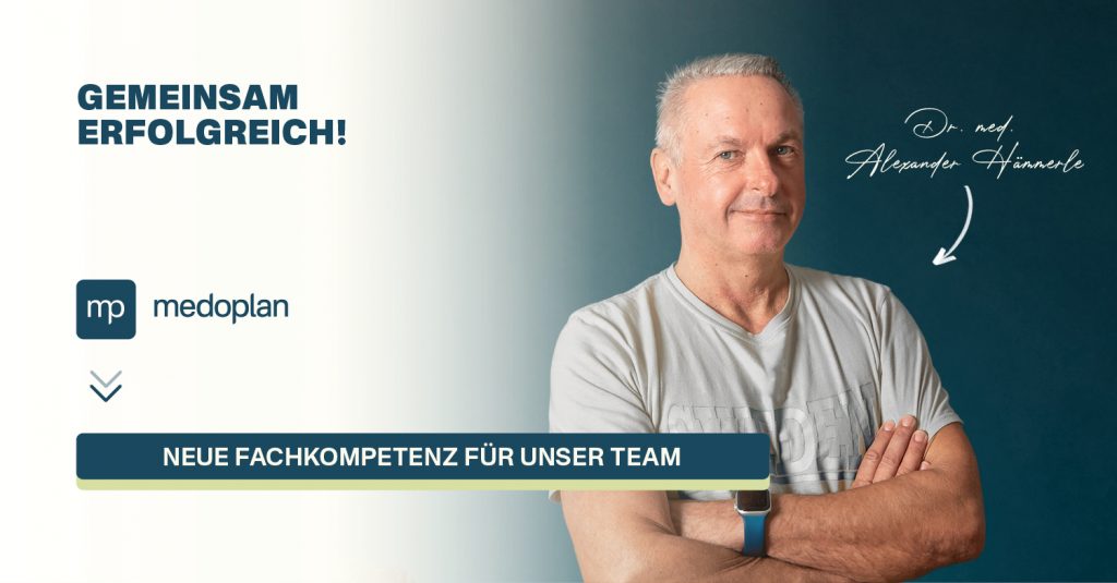 Dr. Alexander Hämmerle verstärkt das medoplan-Team