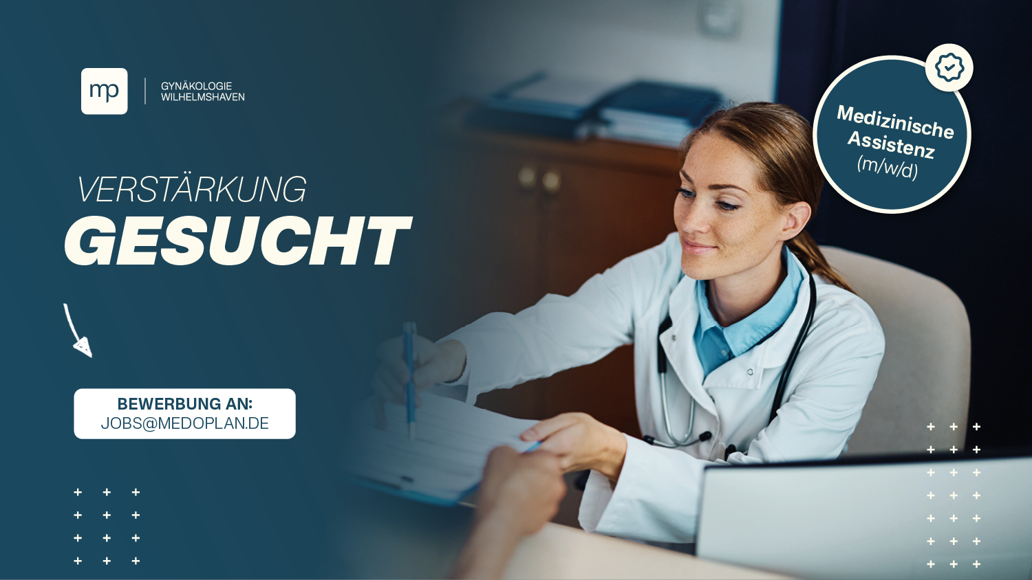 MFA in gynäkologischer Praxis in Wilhelmshaven – Empfang und Patientenbetreuung im MVZ Gynäkologie